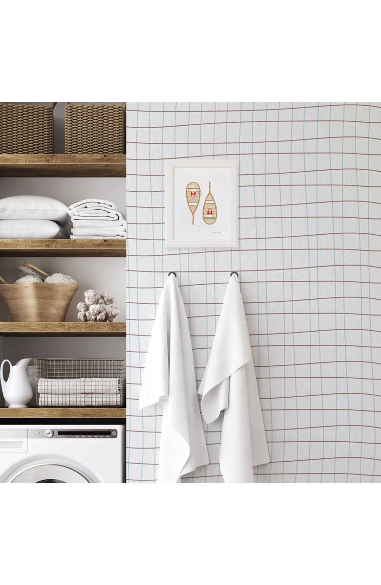 Ramus & Co Snow Shoes Framed Museum Quality 8" x 10" Art Print, Alternate, color, Multicolored