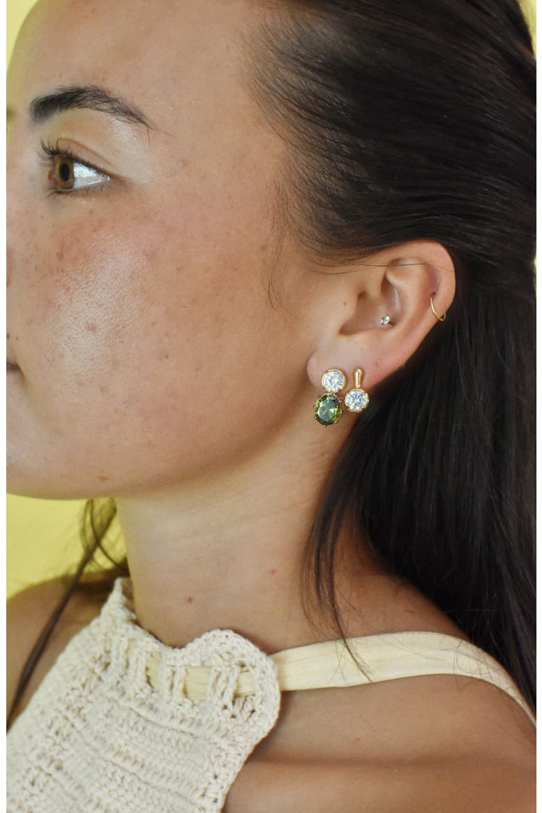 Clemmy Earrings, Alternate, color, Seagrass