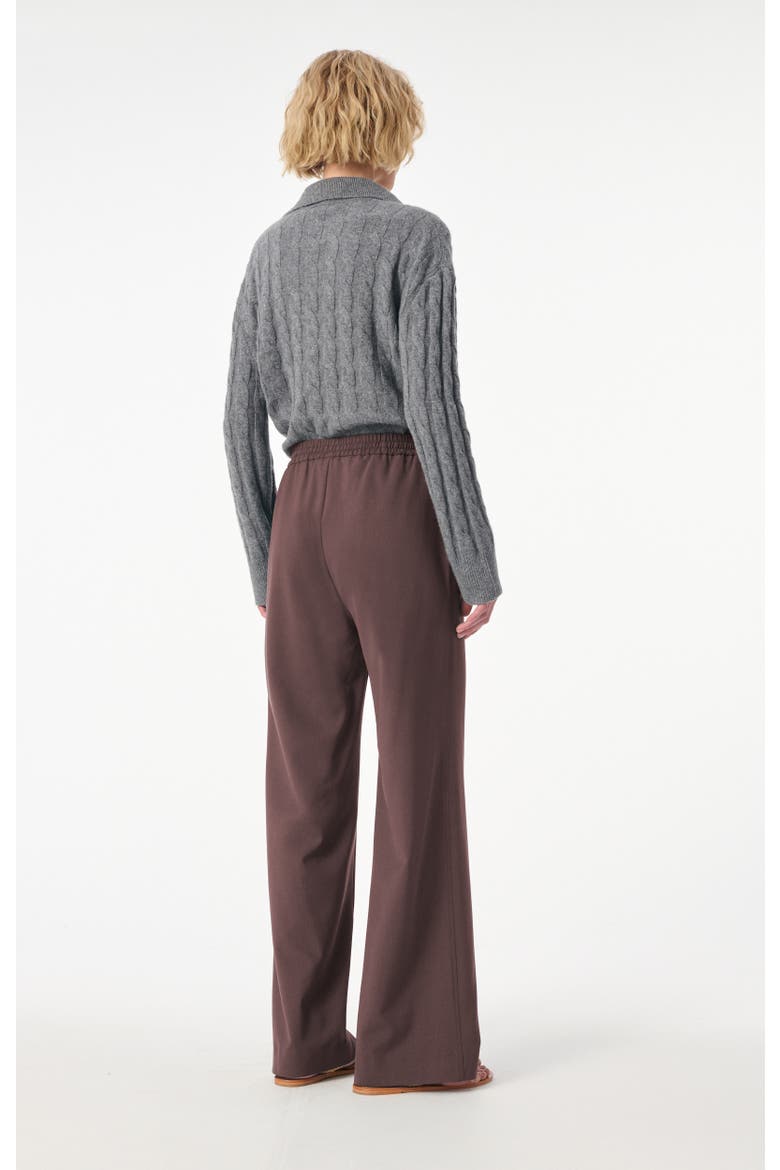Straight Pants, Alternate, color, Chocolat