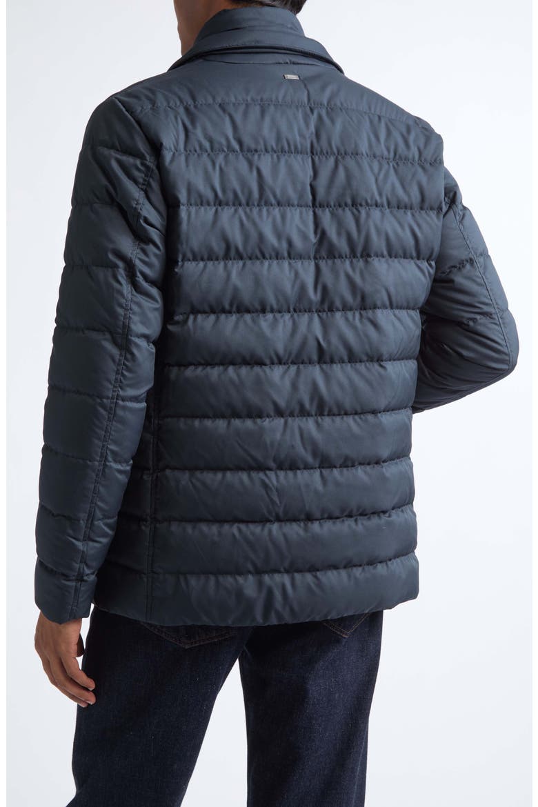 Quilted Down Blazer with Removable Bib, Alternate, color, 9200 NAVY