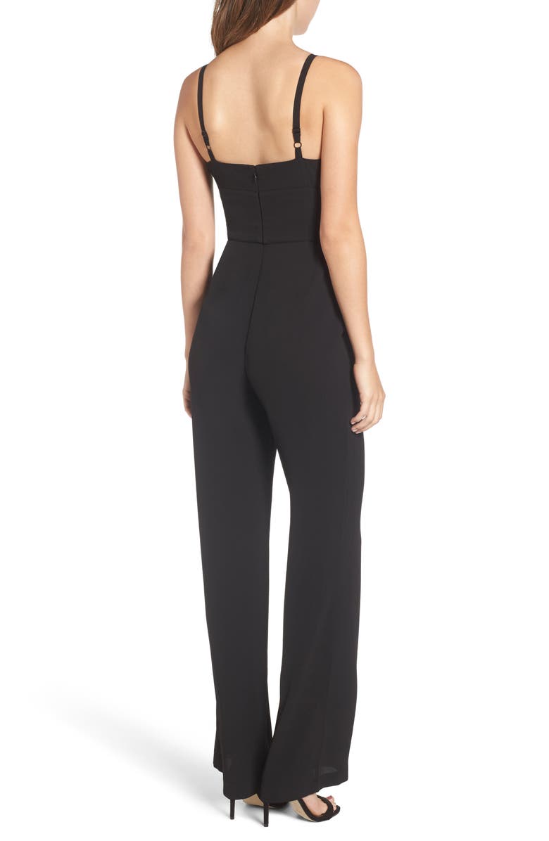 WAYF Riply Corset Jumpsuit, Alternate, color, 