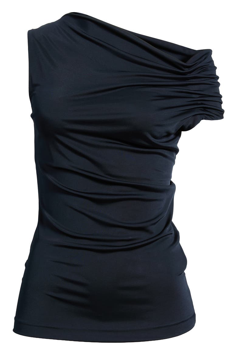 Ejoia Ruched Off the Shoulder Top, Main, color, SKY CAPTAIN