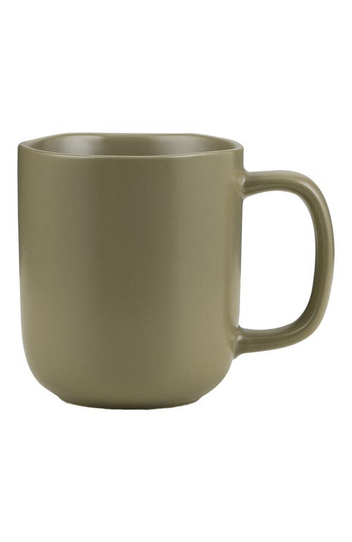 Stone Lain Tom Stoneware 4-piece Mug Set In Green