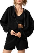 Lilysilk SILKERRY Oversized Seamflow Verge Full-Length Front Zip Hoodie