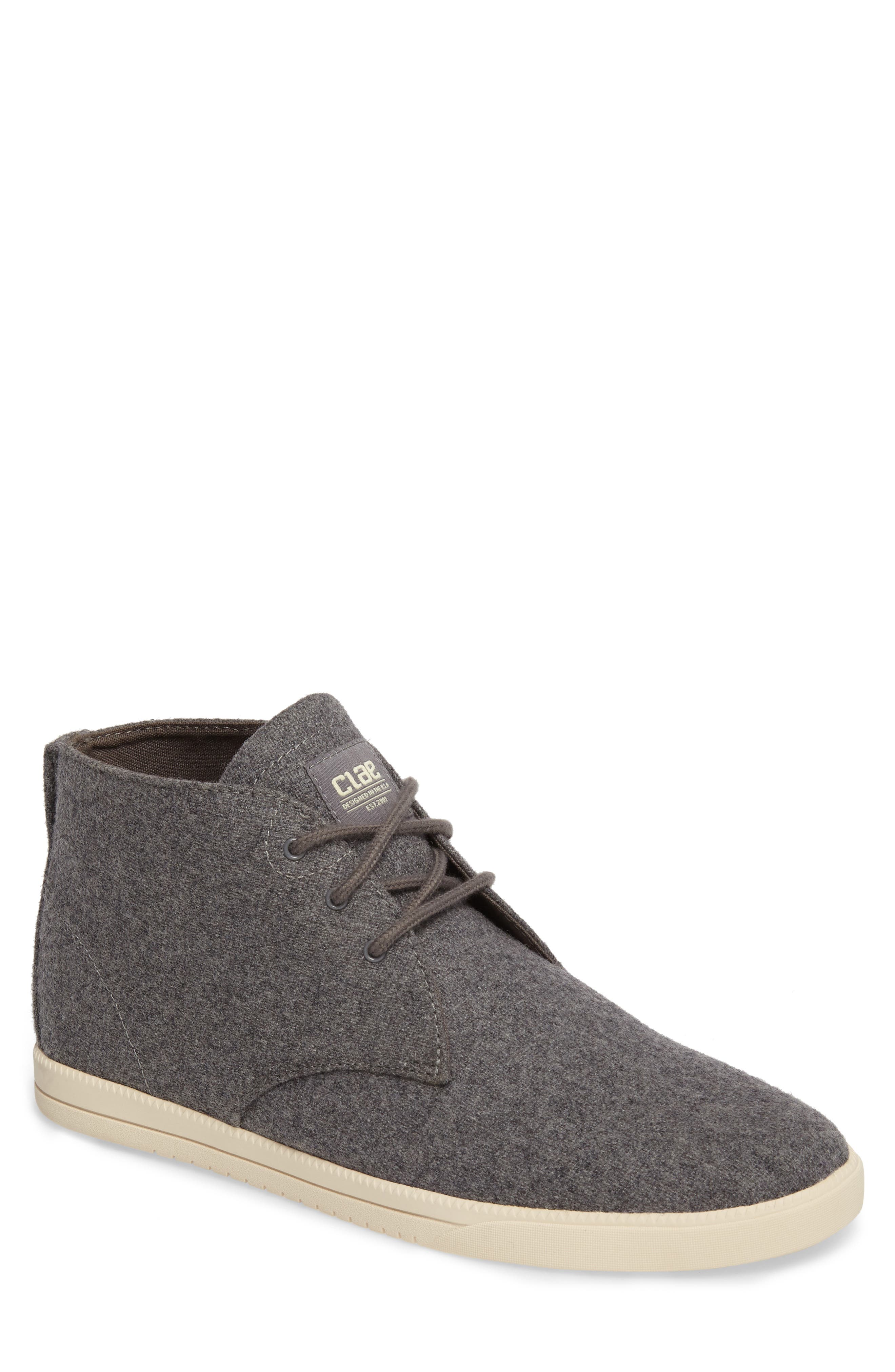 Strayhorn Chukka Boot, Main, color, CHARCOAL WOOL