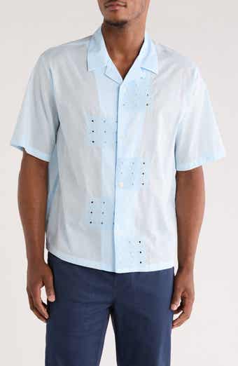 PacSun Ritz Pointelle Cotton Poplin Camp Shirt