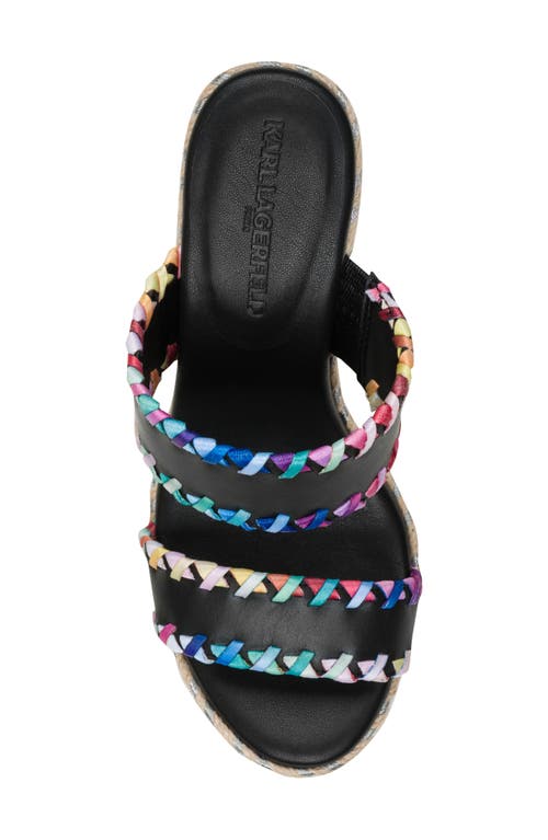 KARL LAGERFELD KARL LAGERFELD PARIS CHARCEL WEDGE SANDAL