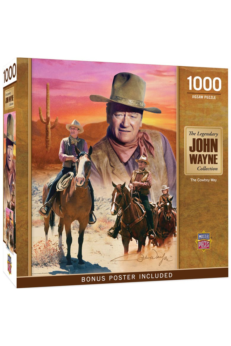 The Cowboy Way 1000 Piece Jigsaw Puzzle, Main, color, Multicolor