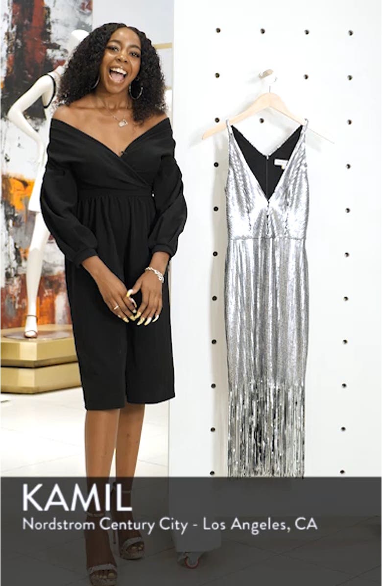 Frankie Plunge Midi Dress, sales video thumbnail