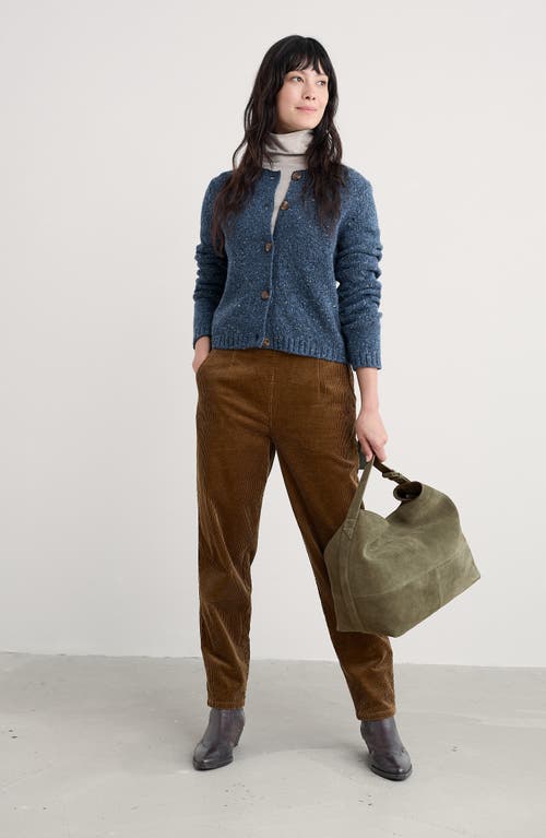 Seasalt Cornwall Dawson Pick Merino Wool Blend Cardigan In Blue