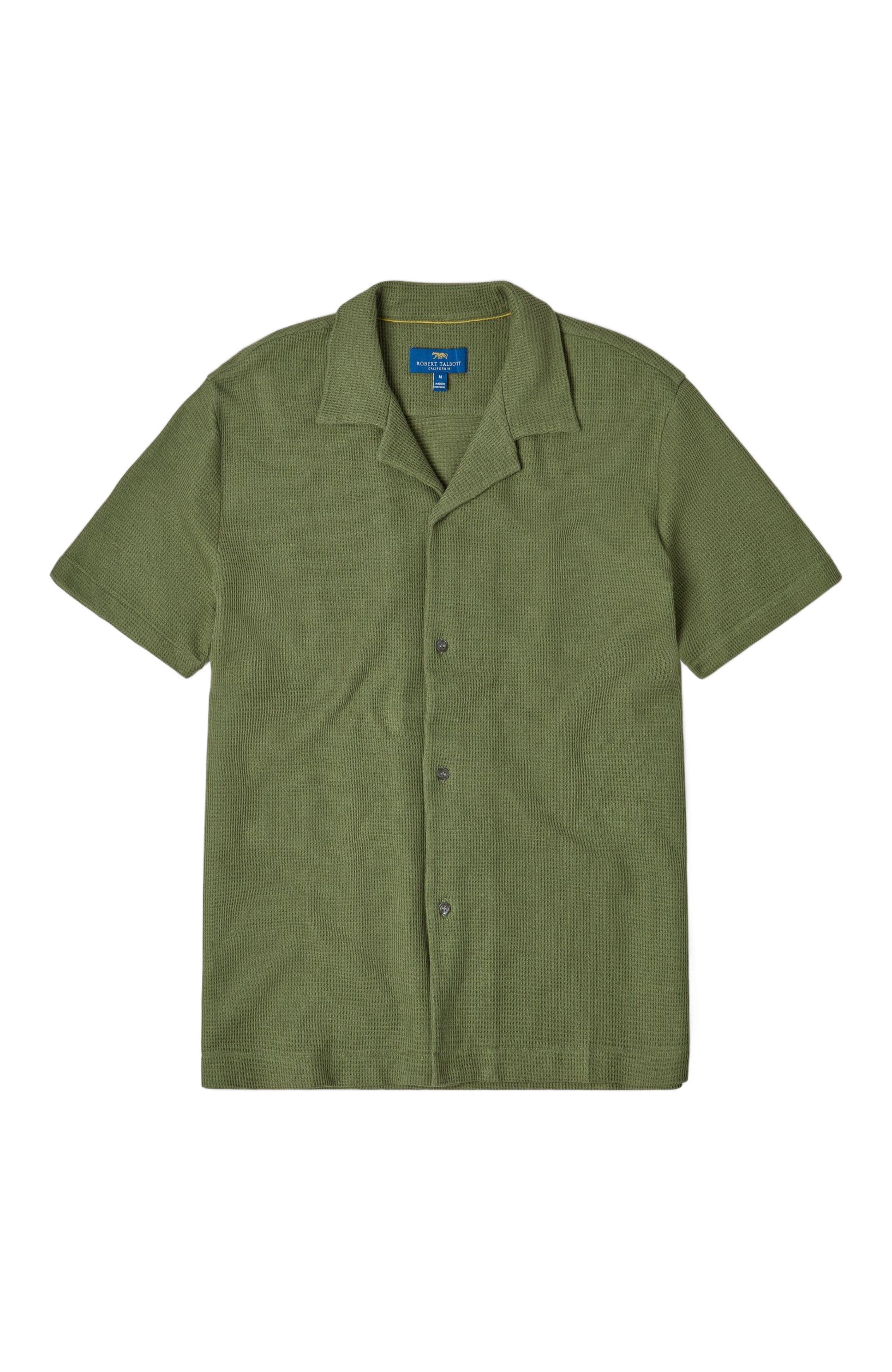 Williams Waffle Knit Camp Shirt