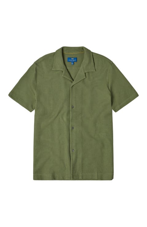 Williams Waffle Knit Camp Shirt