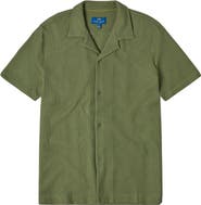 Robert Talbott Williams Waffle Knit Camp Shirt