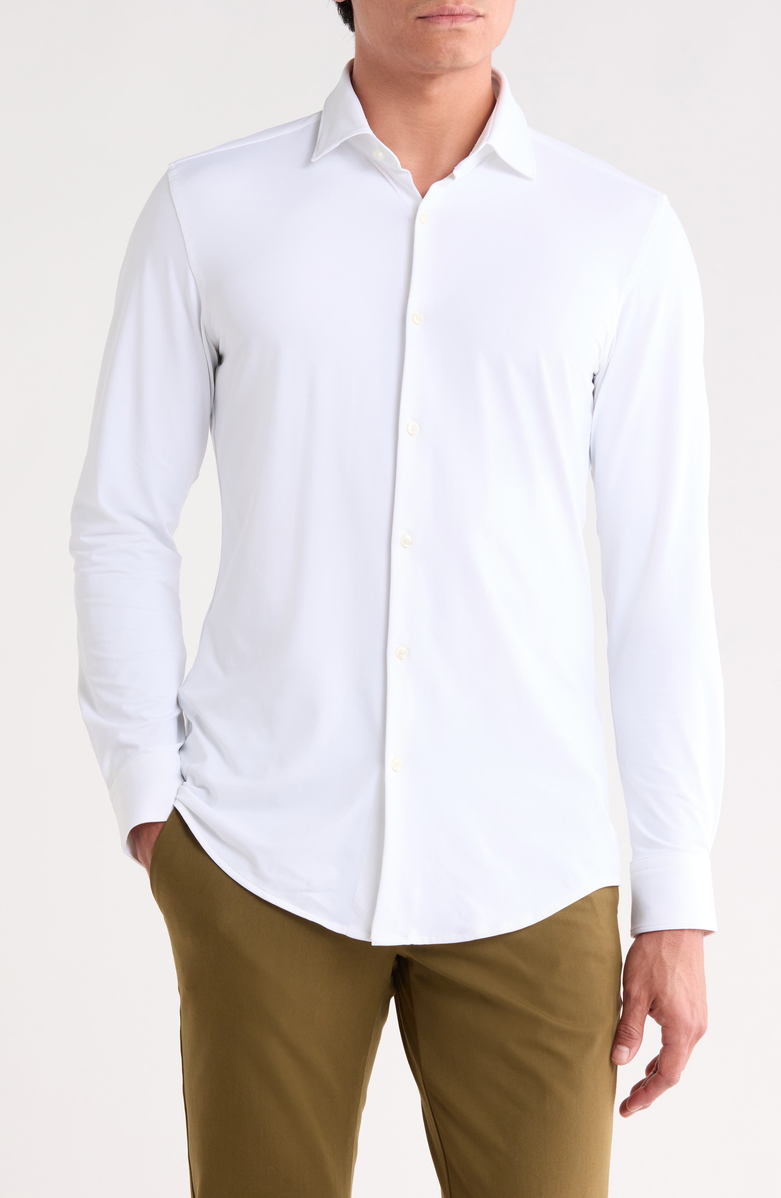 Kenno Trim Fit Performance Dress Shirt