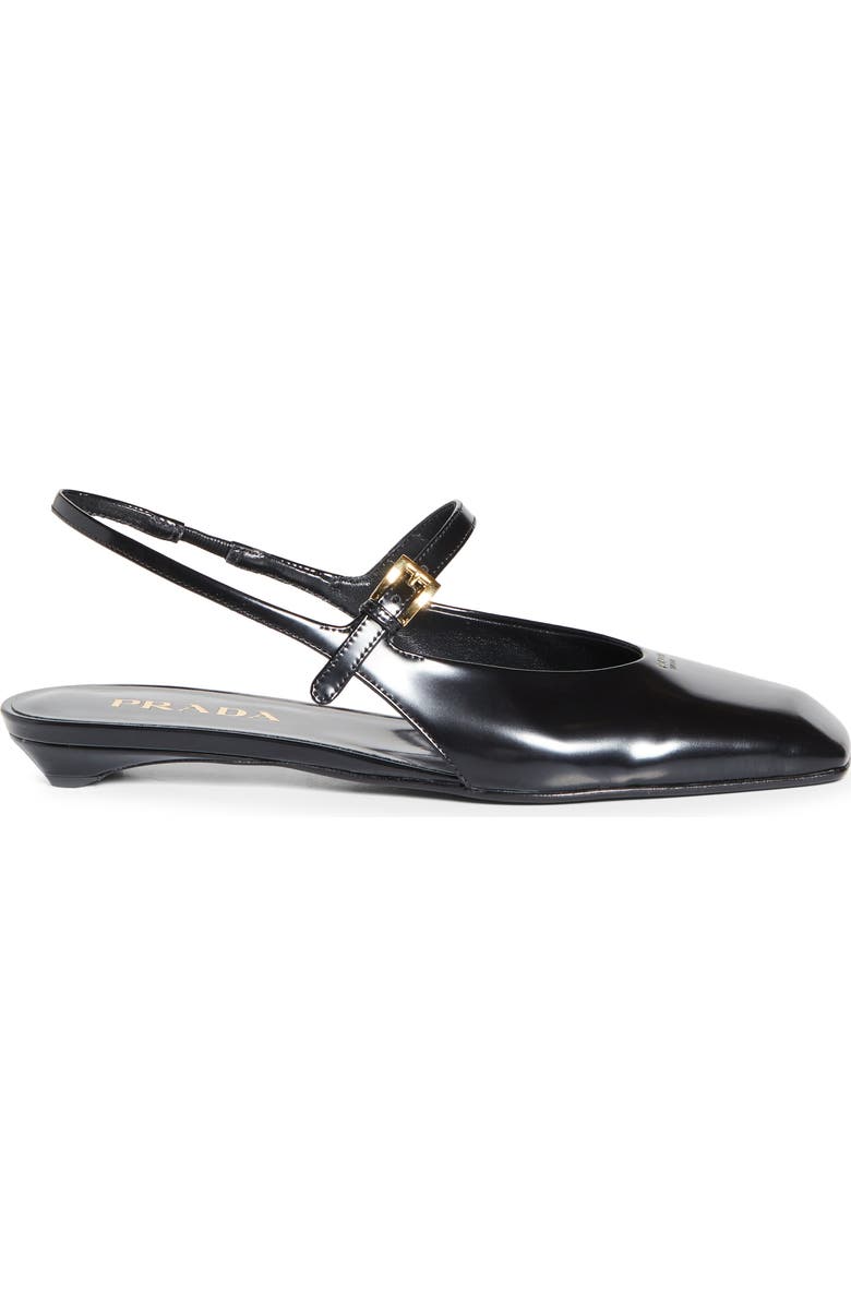 Prada Modellerie Square Toe Slingback, Alternate, color,