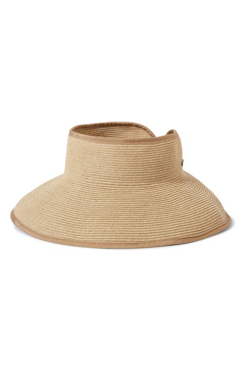 Ivy Packable Straw Visor