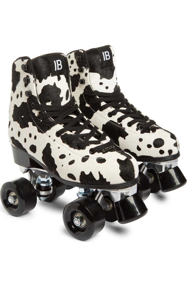 INTENTIONALLY BLANK Whip It Genuine Calf Hair Roller Skates, Main, color,