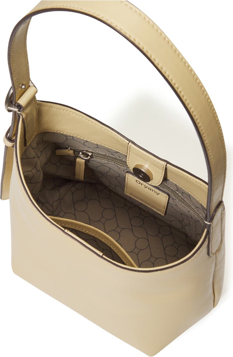 Oryany Egg Leather Shoulder Bag, Alternate, color, Butter Cream