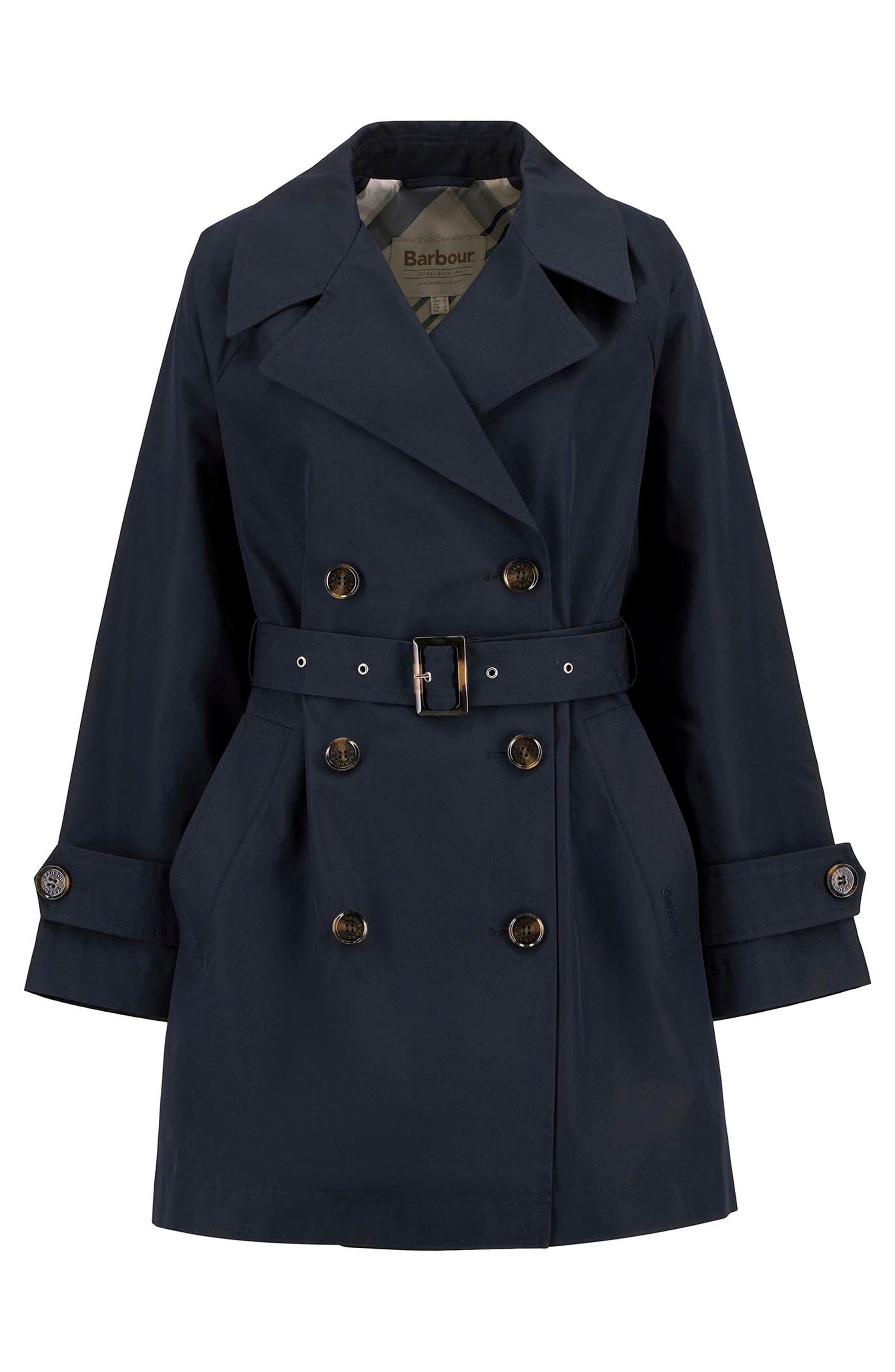 Женские Barbour Adare Showerproof Water Resistant Trench Coat — фото 5