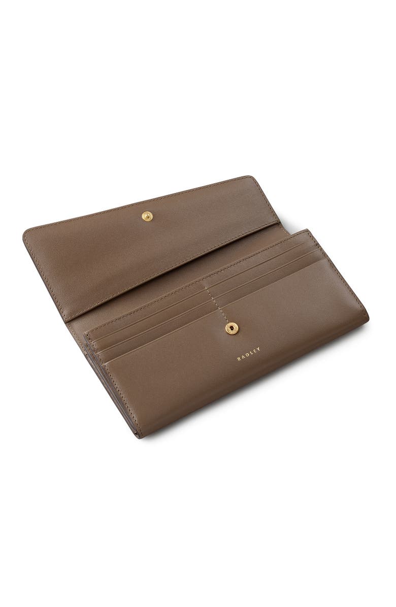 Radley The Kensal Large Flapover Wallet, Alternate, color, Coffee