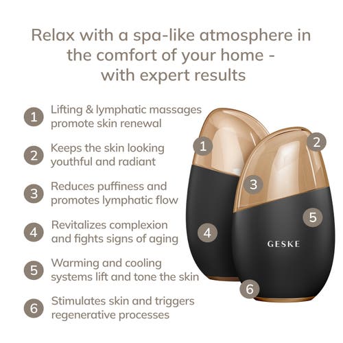 Geske Smartappguided Cool & Warm Eye & Face Massager | 7 In Gray