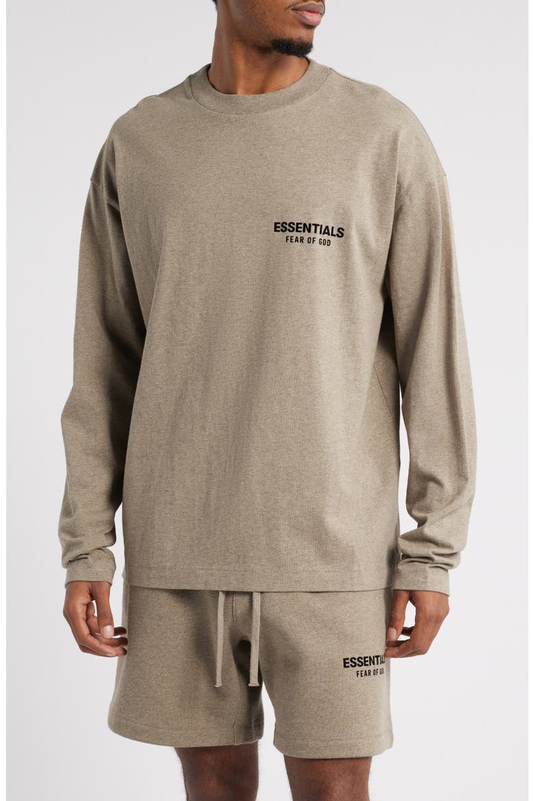 Classic Fit Long Sleeve Logo T-Shirt, Main, color, HOMESTEAD HEATHER