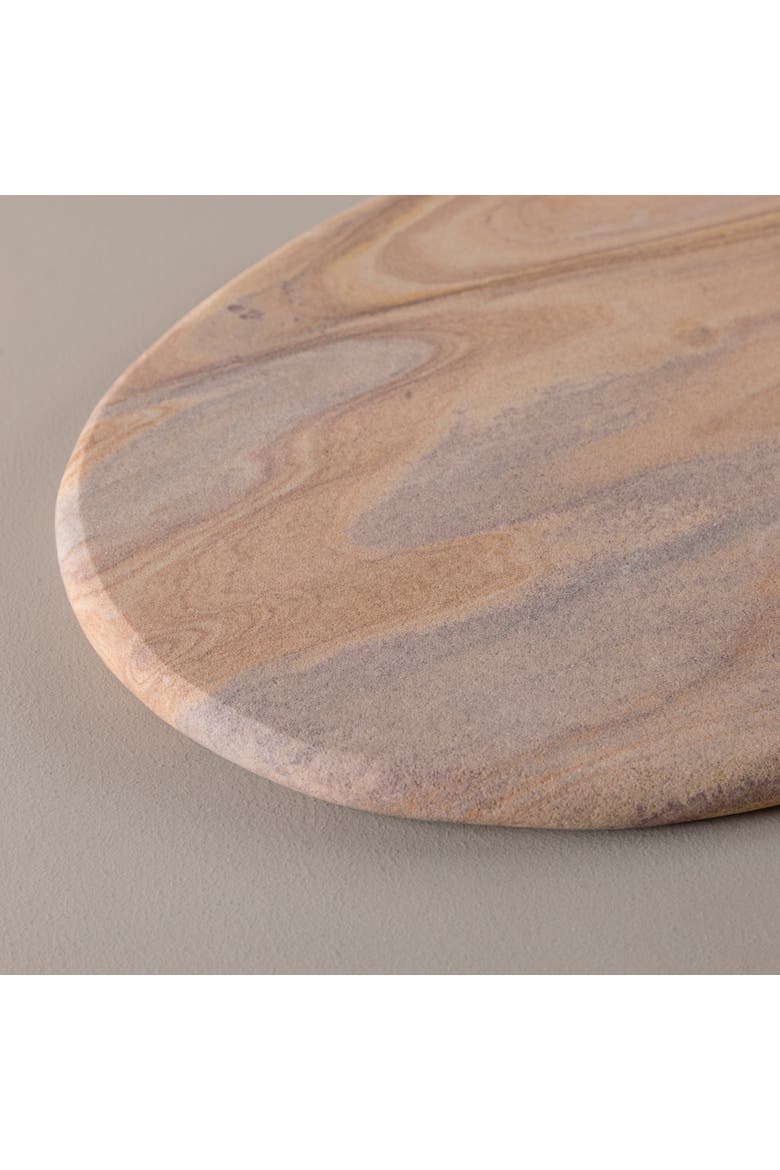 Rainbow Sandstone Pebble Board, Alternate, color, Beige