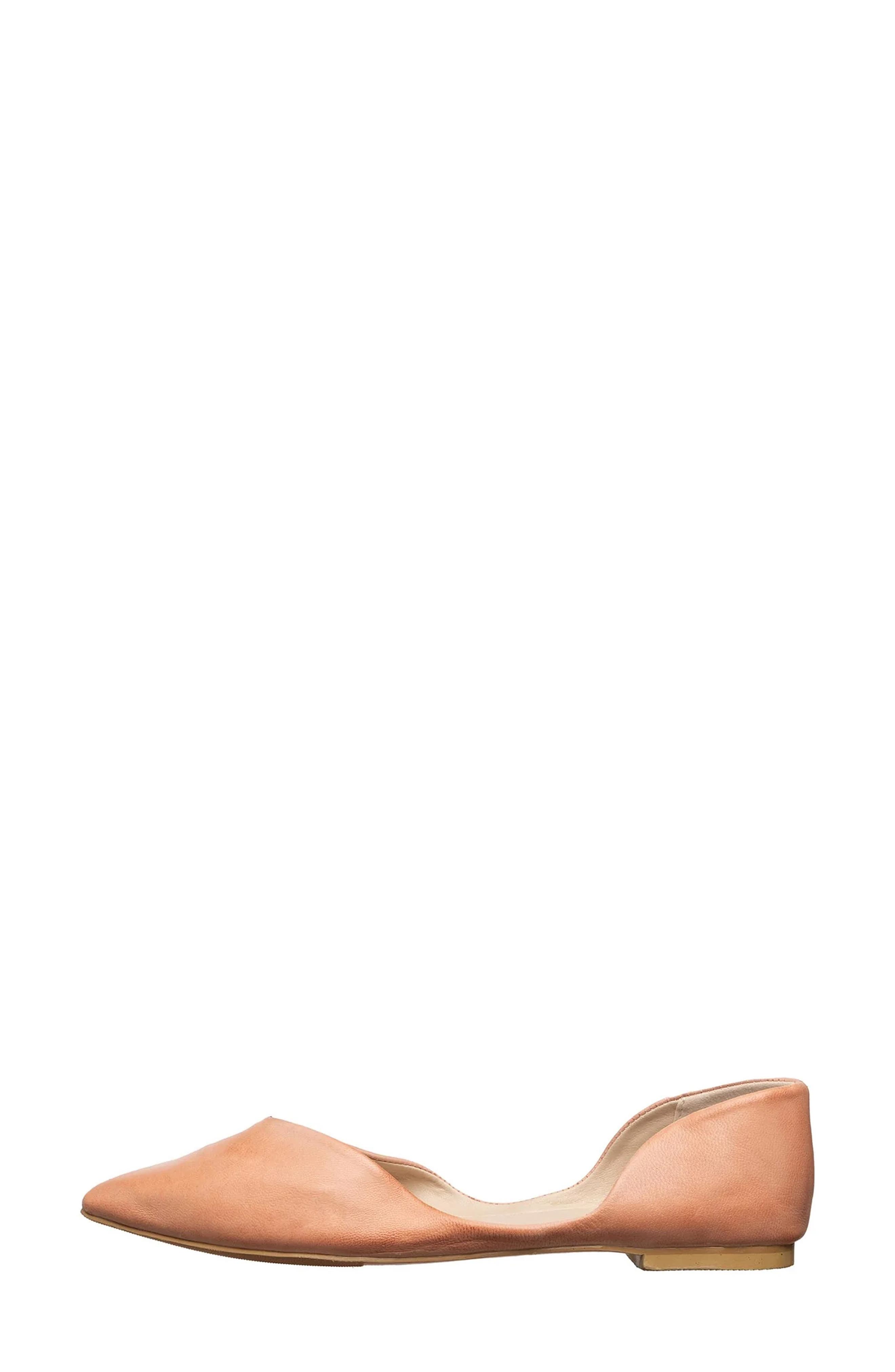 ANTELOPE Thea Pointed Toe Flat, Alternate, color, Blush