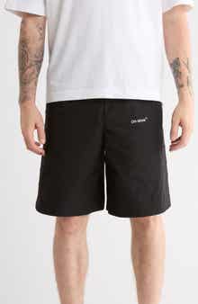 Off-White Diagonal Outline Track Shorts