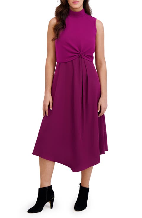 Knit Popover A-Line Dress