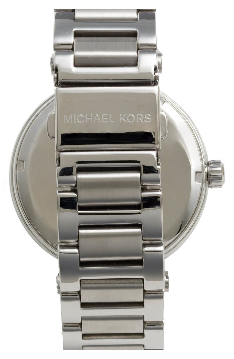 MICHAEL Michael Kors Michael Kors 'Skylar' Crystal Bezel Bracelet Watch, 42mm, Alternate, color, 