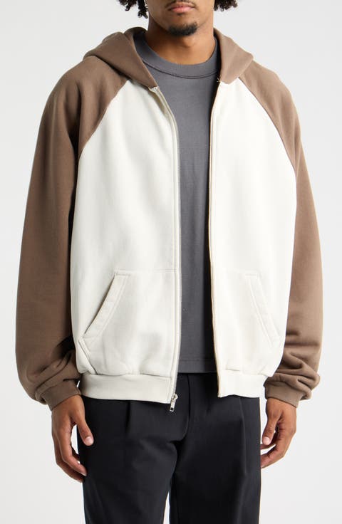 Ragglan Colorblock Zip Hoodie