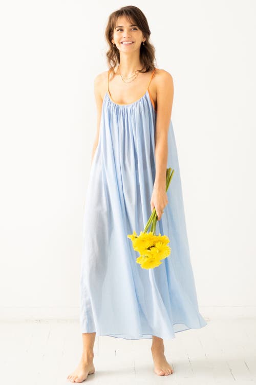 Salua The Marigold Cotton Lounge Dress