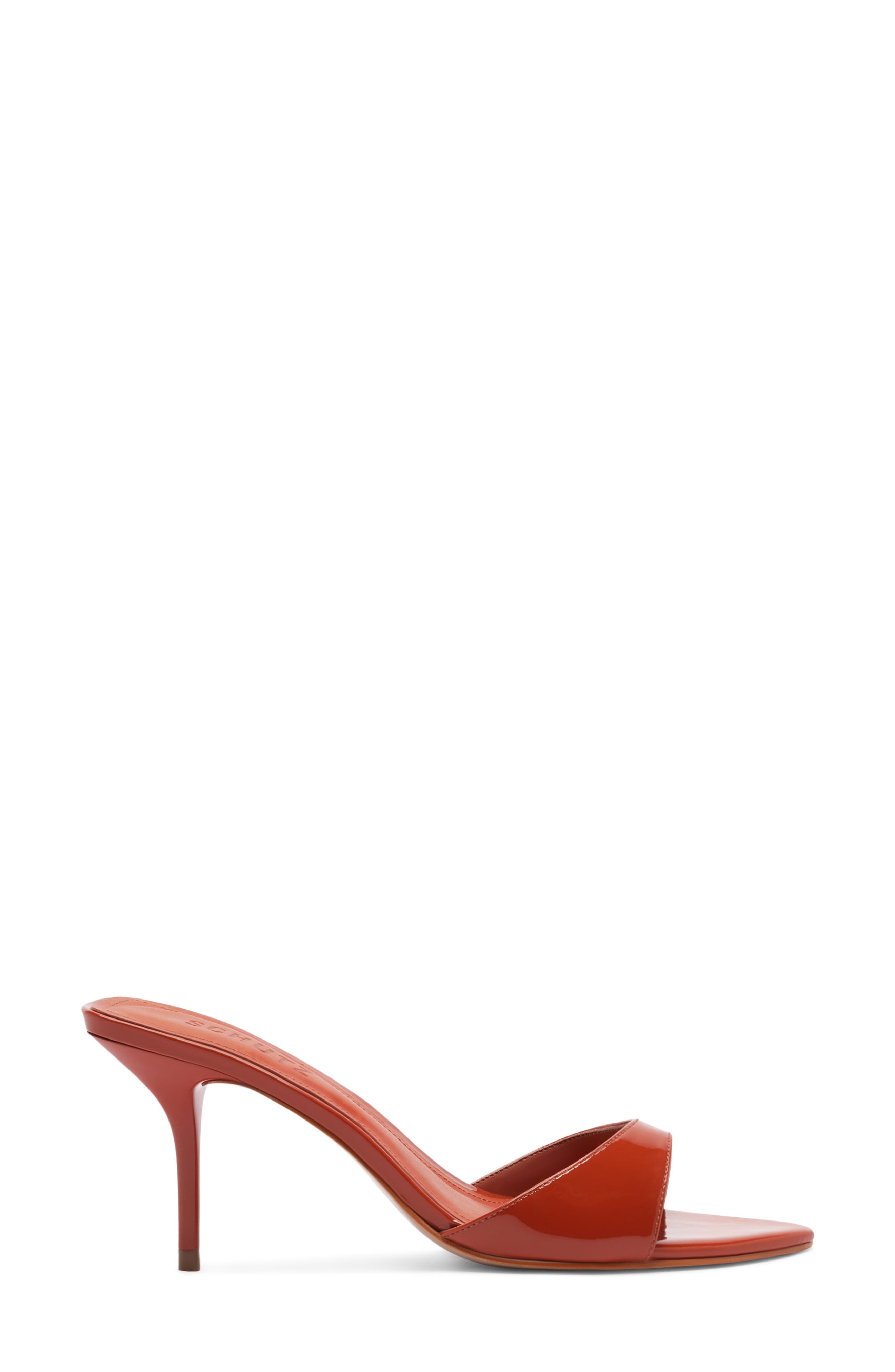 Elodie Pointed Toe Sandal, Alternate, color, SUNSET OCHRE