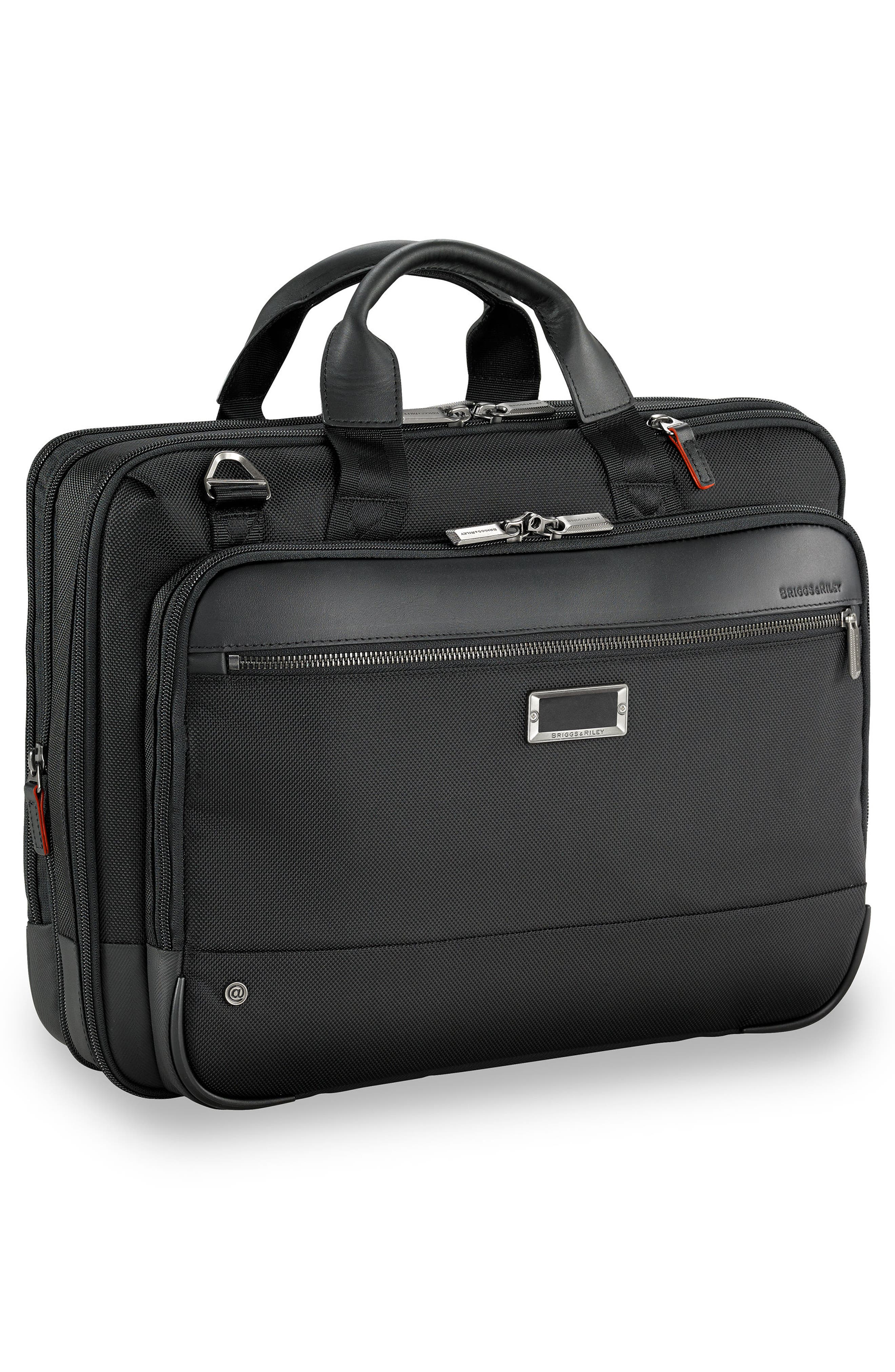 Briggs & Riley @work Expandable Briefcase, Alternate, color, 