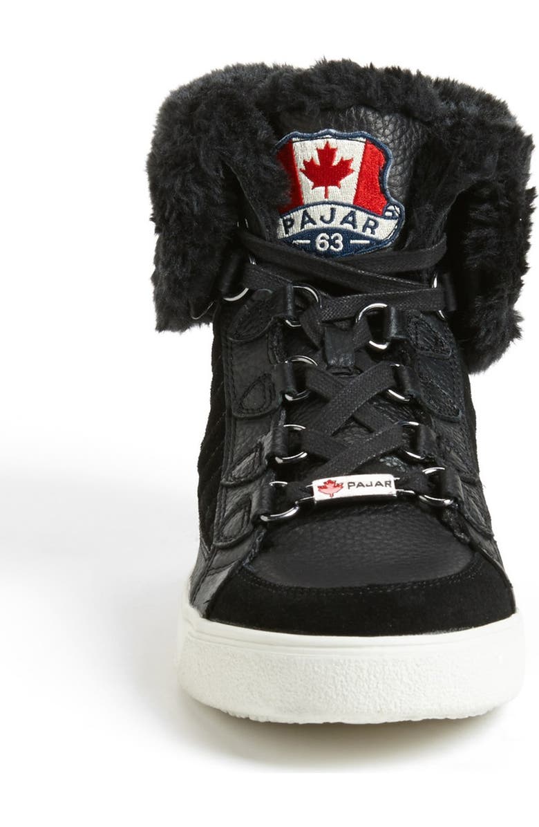 Pajar 'Lauren II' Sneaker, Alternate, color, Black