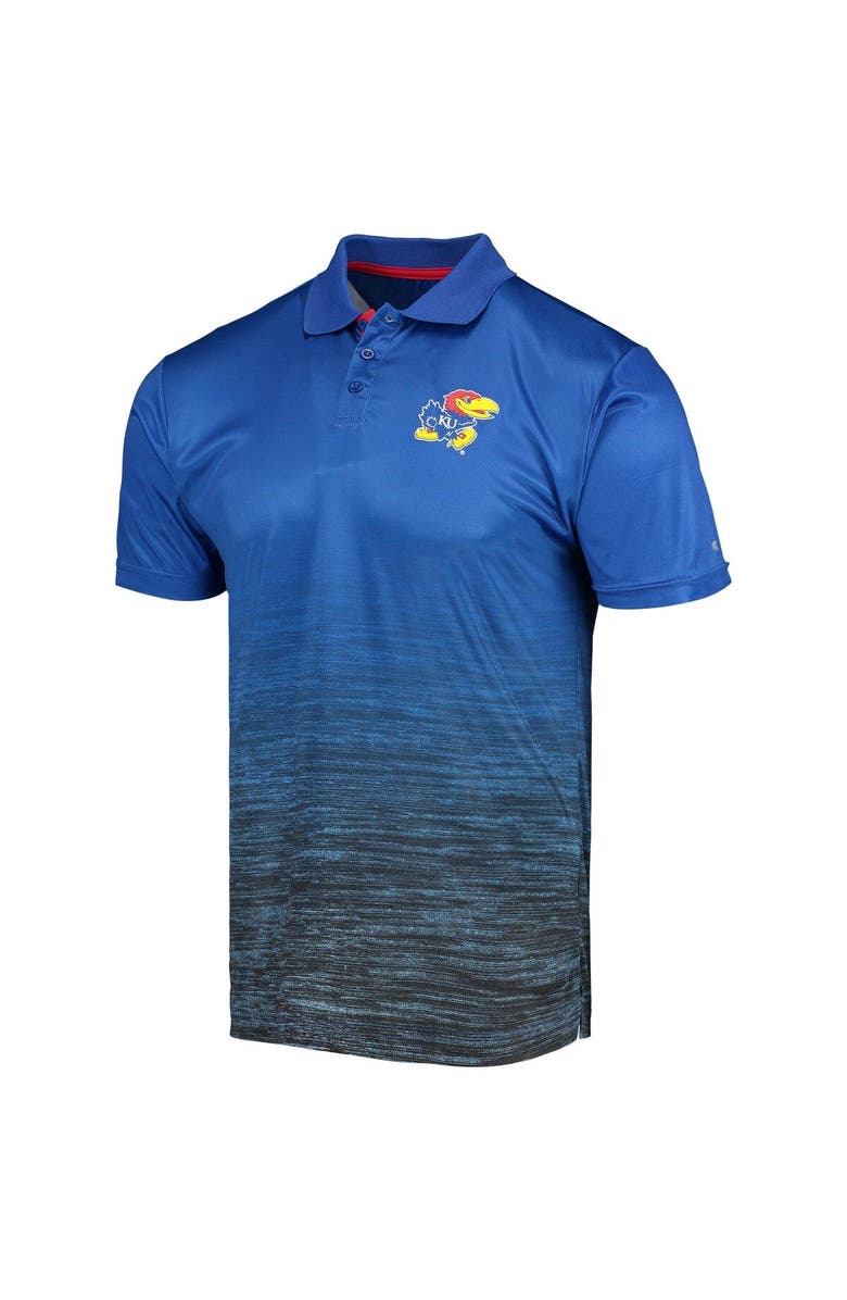 COLOSSEUM Men's Colosseum Royal Kansas Jayhawks Marshall Polo, Alternate, color, Royal