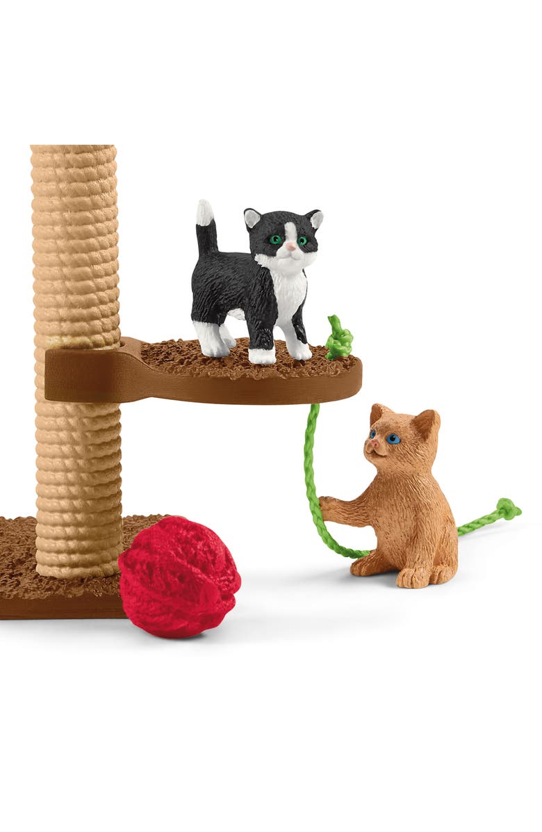 Schleich Farm World Playtime For Cute Cats, Animal Figure Playset, Kids, Alternate, color, Multicolored
