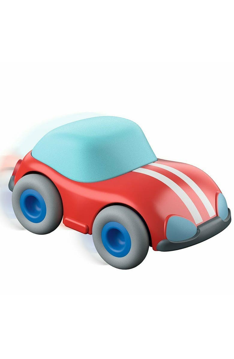 HABA Kullerbu Red Speedster Car with Momentum Motor for Use with or without Kullerbu Track Ages 2+, Main, color, Multi