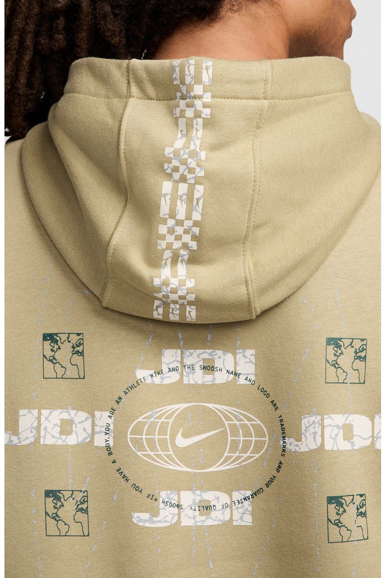 JDI HD Graphic Fleece Hoodie, Alternate, color, NEUTRAL OLIVE