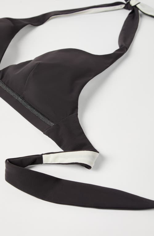 Brunello Cucinelli Monili Bikinioberteil Mit Kettendetail