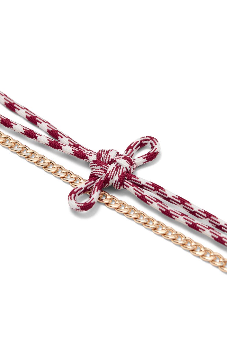 & Other Stories Mixed Key Charm, Alternate, color, Metal Bright