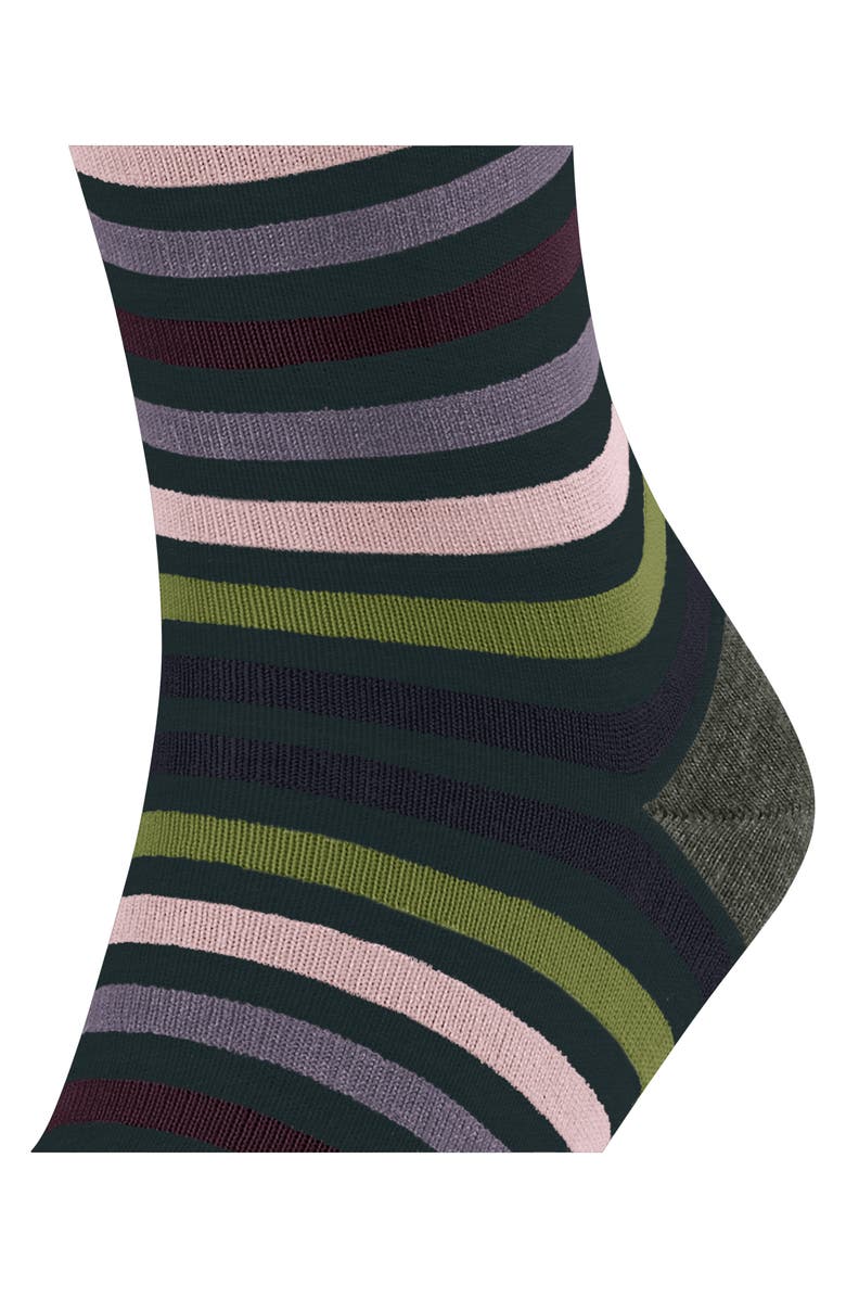 Falke Tinted Stripe Wool Blend Crew Socks, Alternate, color, 