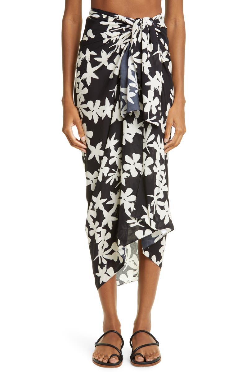 lemlem Sea Floral Sarong, Main, color,