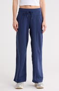 90 DEGREE BY REFLEX Interlock High Waist Pintuck Wide Leg Pants