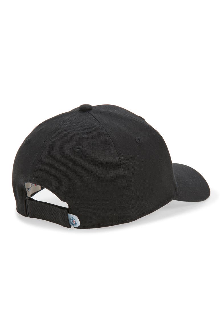Logo Patch Adjustable Baseball Cap, Alternate, color, BLACK