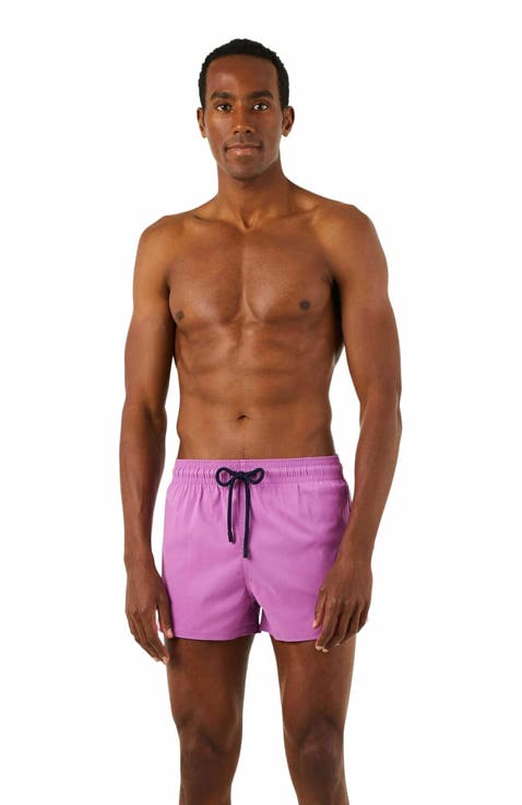 Men's Fitted Stretch Swim Trunks