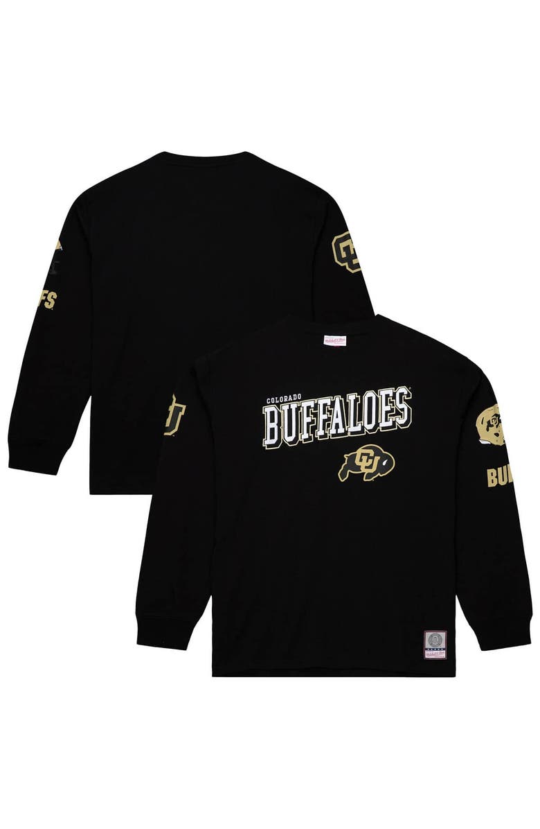 Mitchell & Ness Men's Mitchell & Ness Black Colorado Buffaloes Training Camp Long Sleeve T-Shirt, Main, color, Black