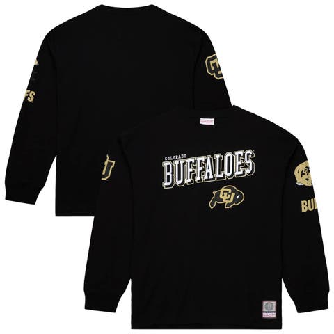 Men's Mitchell & Ness Black Colorado Buffaloes Training Camp Long Sleeve T-Shirt