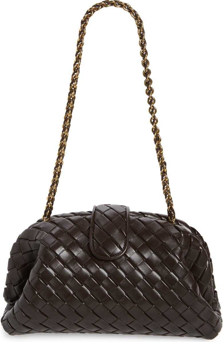 Bottega Veneta The Lauren 1980 Intrecciato Leather Clutch, Alternate, color,